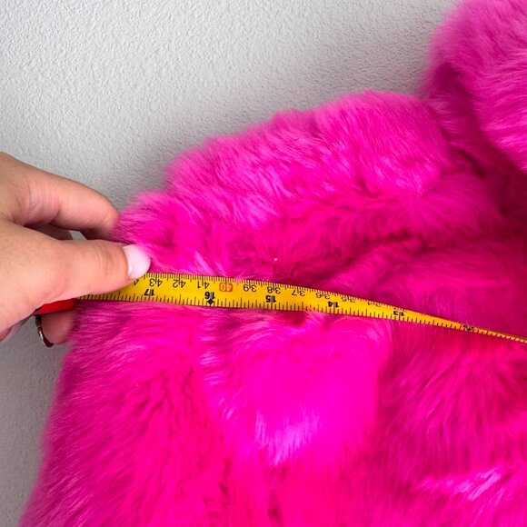CLUB EXX / Dolls Kill Pink Fur Jacket - Never Worn, Size XS - Picture 10 of 10